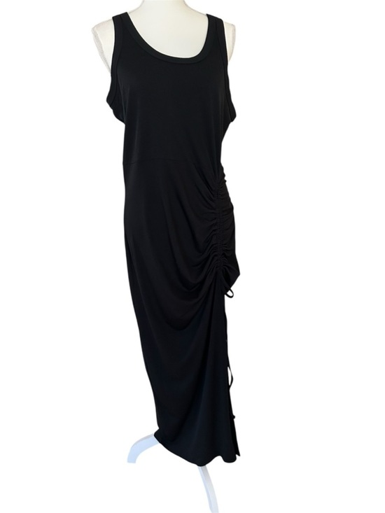 chicme Dresses & Skirts - Chicme Ribbed Tank Maxi Dress With Side Ruching